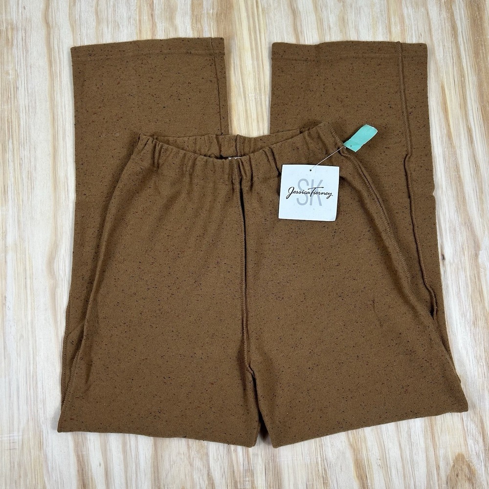 Jessica Tierney SK Company Womans Pants Brown Carmel Tapered‎ Leg Casual NEW M
